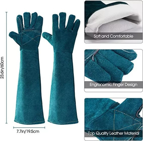 Para  Luvas Longas Anti-mordidas Para Animais De Estimação 1