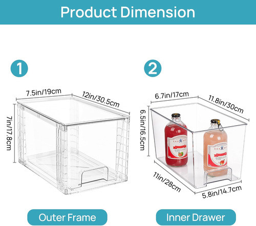 Almacenamiento Vtopmart: Cajones Apilables Para Organización 1