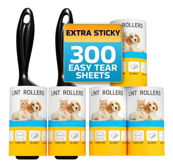 Rodillos De Pelusa Para Pelo De Mascotas, Pegajosos, Para De 0
