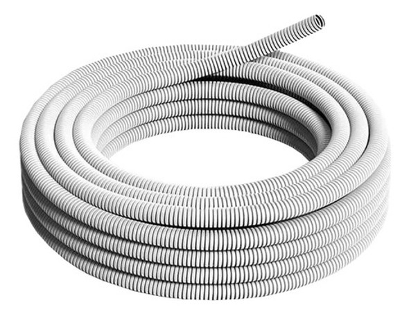 Caño Corrugado Blanco 1 1/4   Liviano X Rollo 25mts Tecnocom 0