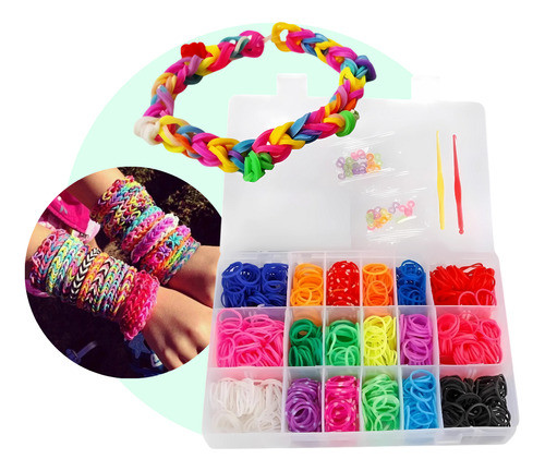 Set De Gomitas Para Armar Pulseras Juguetes Para Niños Niñas 0