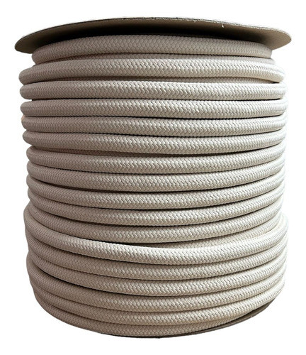 Soga Polipropileno Trenzada 14mm X 100 Metros Color Crudo 0