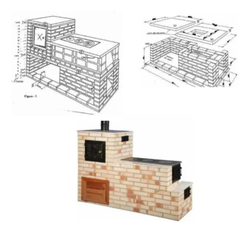 Projetos De Fogão  A Lenha Fáceis Atualizados E Detalhados 1