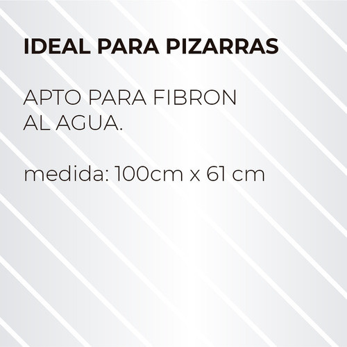 Vinilo Pizarra Pizarron Blanca Adhesivo Fibron 100x61cm 1