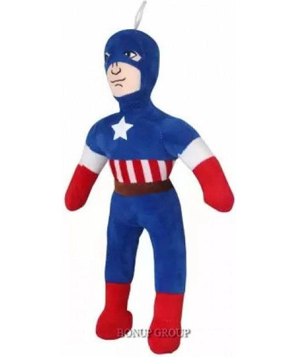 Peluche De Capitán América 35cm Calidad Ltf Shop 0