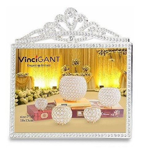 Marco De Fotos Cristal Para Boda Casa Decor Mesa Superior Im 0