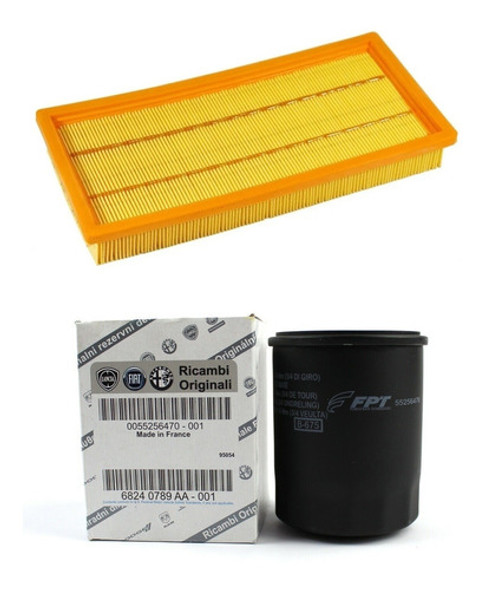Kit X 2 Filtros Aire + Aceite Fiat Doblo 1.4 Todas 0 Kit X 2 Filtros Aire + Aceite Fiat Doblo 1.4 Todas 0