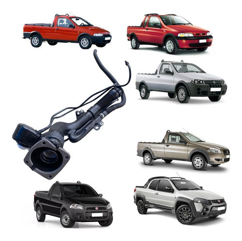 Gargalo Bocal Tanque De Combustível Fiat Strada 1996 Á 2020 0