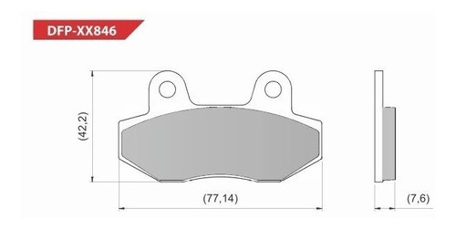 Pastilla Freno Motomel/zanella 110/150 (urbantech) Lidermoto 1