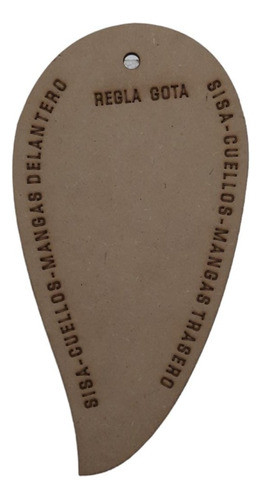 Regla Gota En Fibrofacil , Modista ,costura 0