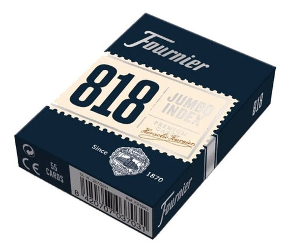 Mazo De 55 Naipes Cartas Para Poker Azul Fournier Mod 818 0 Mazo De 55 Naipes Cartas Para Poker Azul Fournier Mod 818 0