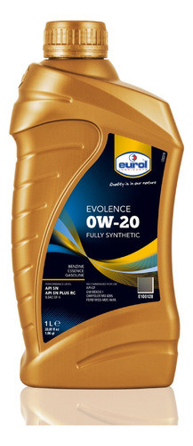 Aceite Sintético Eurol Evolence 0w-20 / 1 Litro 0