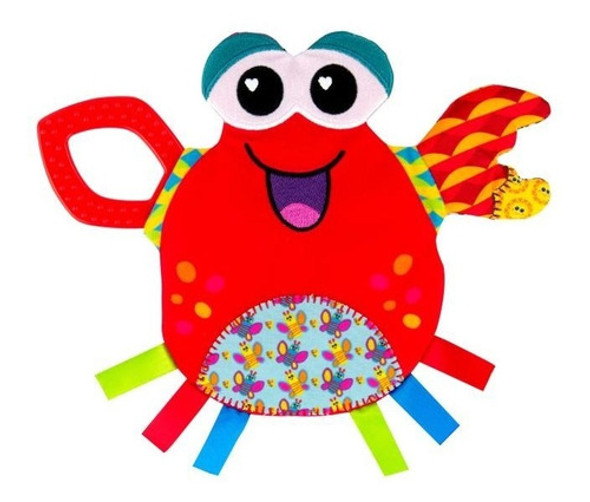 Mordillo En Tela Sensorial Cangrejo Lamaze 0