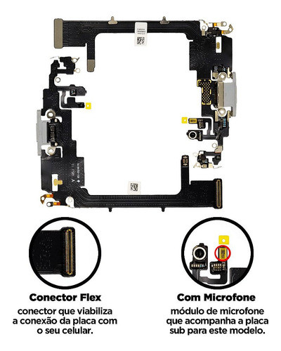 Flex De Carga iPhone 11 Pro Compatível Com Apple 0