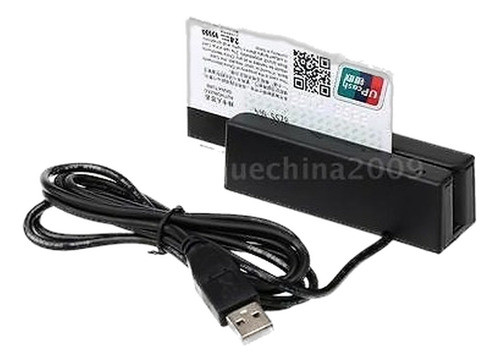 Mini Usb Banda Magnética 3 Pistas Pase Pase Tarjeta Lector C 0