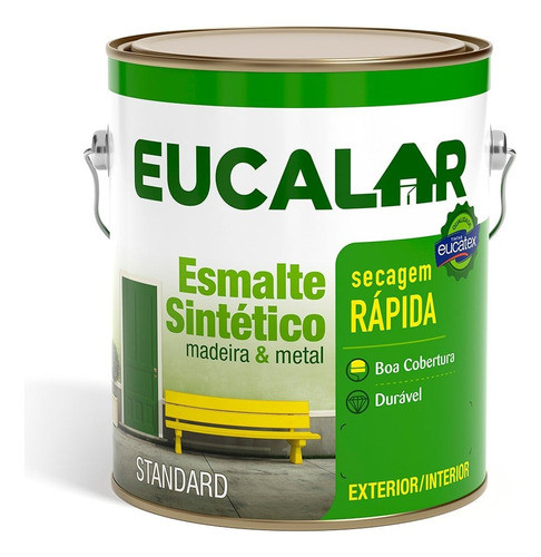Tinta Esmalte Eucalar Brilhante Marrom 3,6 Litros 0