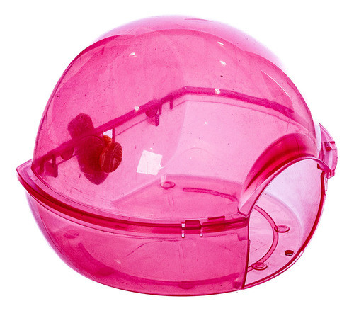 Kit 2 Unidades Casinha Igloo Plástico P/ Hamster - Vermelho 1