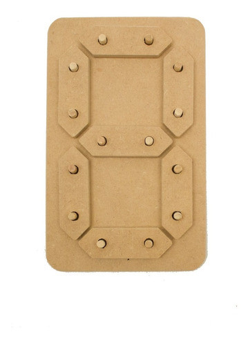Juego Madera 7 Segmentos Números Aprender Jugar Caminos Mdf 1
