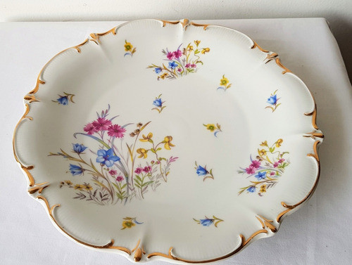 Fuente Bandeja, Centro De Mesa Porcelana Alemana Schumann 0