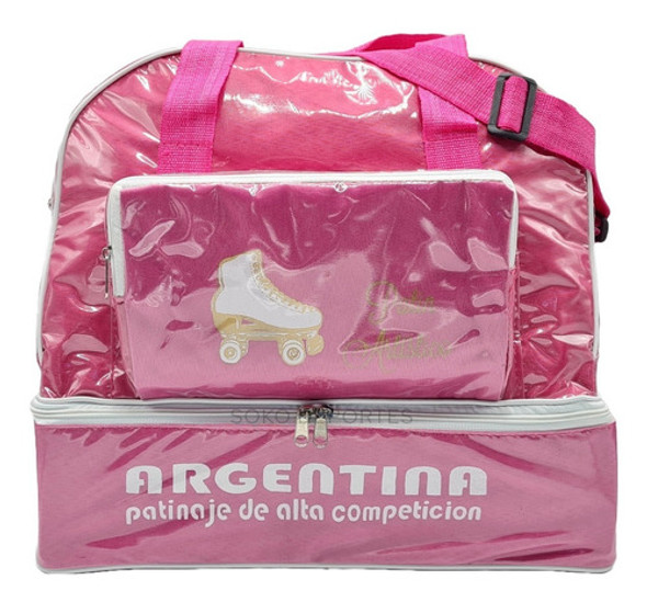 Bolso Baul Porta Patines Artisticos  Rollers Plastificados 0