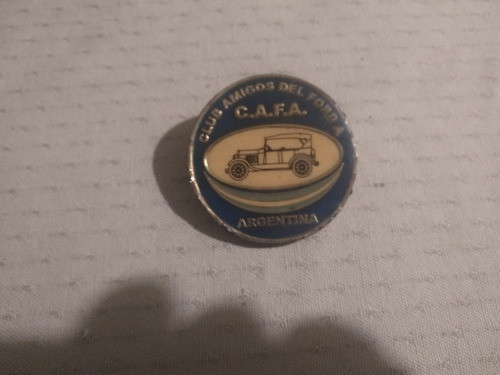 Insignia Club Amigos Del Ford A Argentina 0
