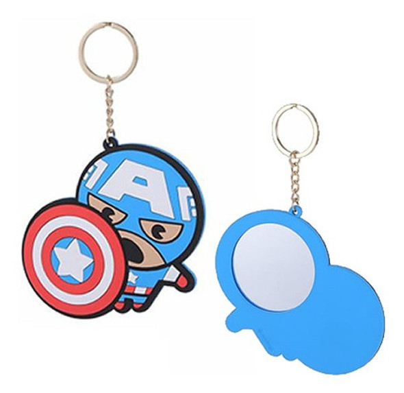 Chaveiro De Espelho Serie Marvel Captain America 0