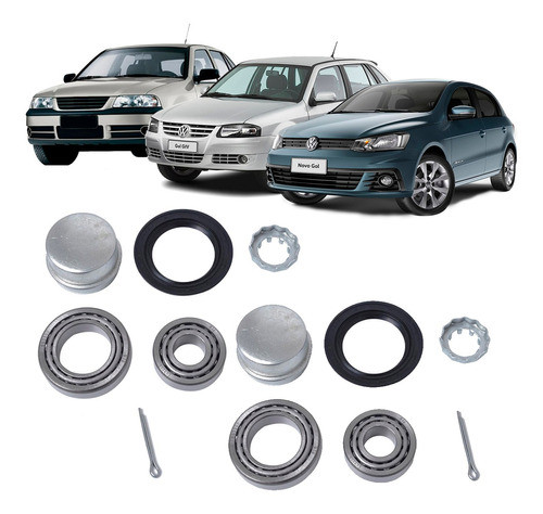 Kit Rulemanes Traseros Gol Trend Gol Power Iii X2 Dos Ruedas 0
