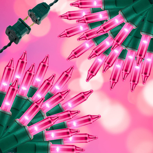 Justpro Cadena De Luces De Navidad De 19.6 Pies Con Cable Ve 0