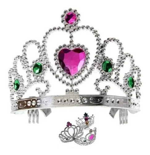 Coronitas Plasticas Princesas Nena Pack X 30 0