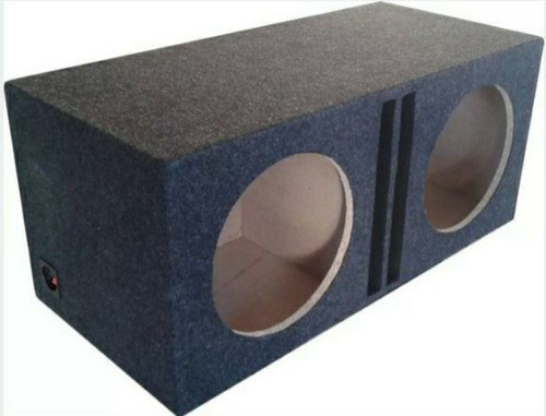 Cajon Caja Acustica Subwoofer Doble 10 Slot Port Litrada 0