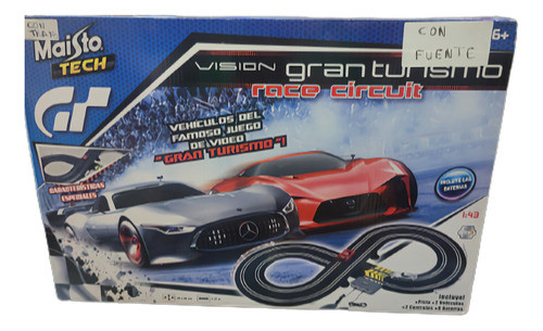 Maisto Race Circuit.con Fuente  Autos 1/43 2,27 M Recorrido 0