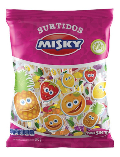 3 Bolsas Caramelos Masticables  Misky X 800g.- Arielito Kids 0