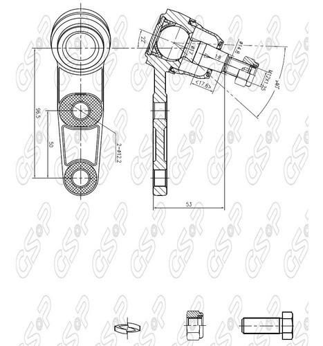 Rotula Inf Gm 07 Ctr Chevrolet Aveo 2007-2014 0