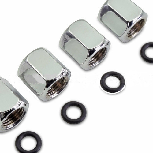 Llavero De Metal Mas Tapas De Válvulas Cromadas Logo Subaru 1