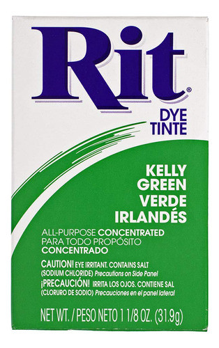 Rit Anilina En Polvo Concentrada 31.9g Verde Irlandes 0