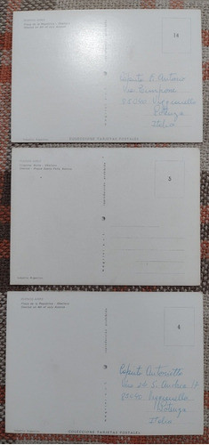 3 Postales Antiguas De Buenos Aires Vista Del Obelisco 1