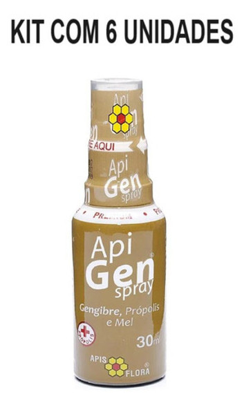 Kit Spray Bucal Apis Flora Apigen Com 6un De 30ml Cada 0