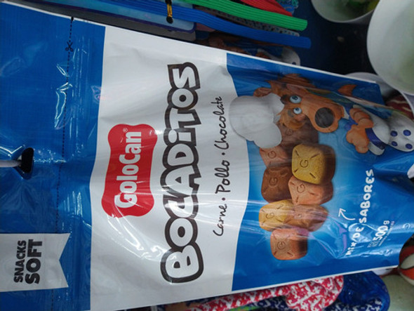Golocan Bocaditos Blandos Pollo Choco Y Carne 500gr 0