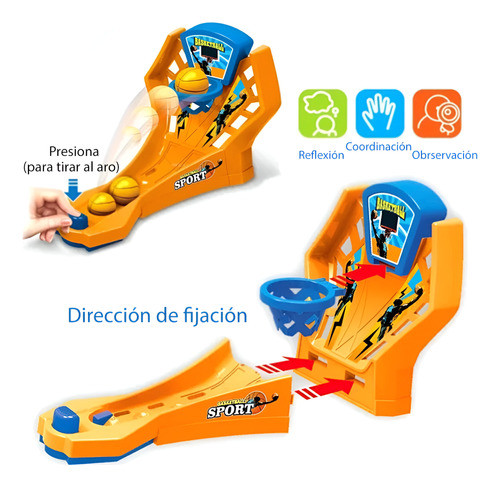 Juguete Didactico Mini Aro Tablero De Basketball Niños 1