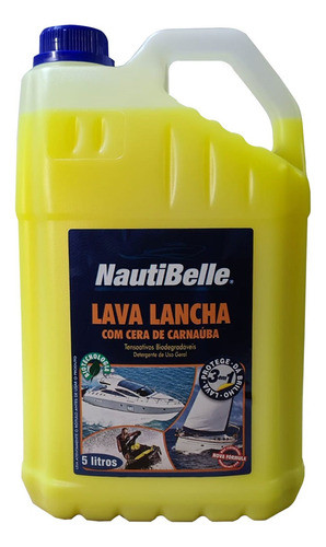 Shampoo Náutico C/ Cera De Carnaúba Nautibelle - 5 Litros 0