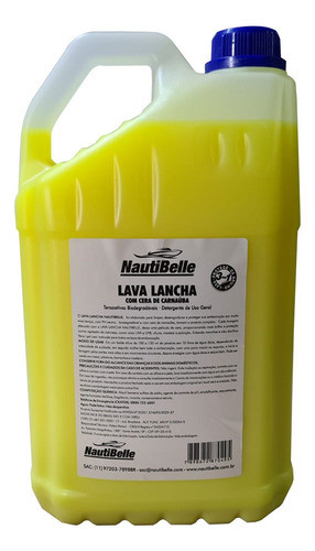 Shampoo Náutico C/ Cera De Carnaúba Nautibelle - 5 Litros 1