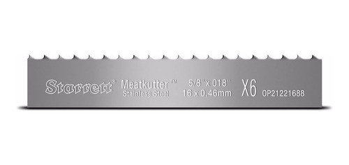 Lamina Serra Fita P/ Carne E Osso 1,83m -  C/ 5 Uni. 1