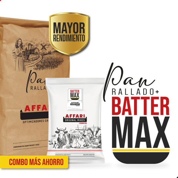 Batter P/milanesas Battermax X 1kg + Pan Rall. X 20kg Affari 0