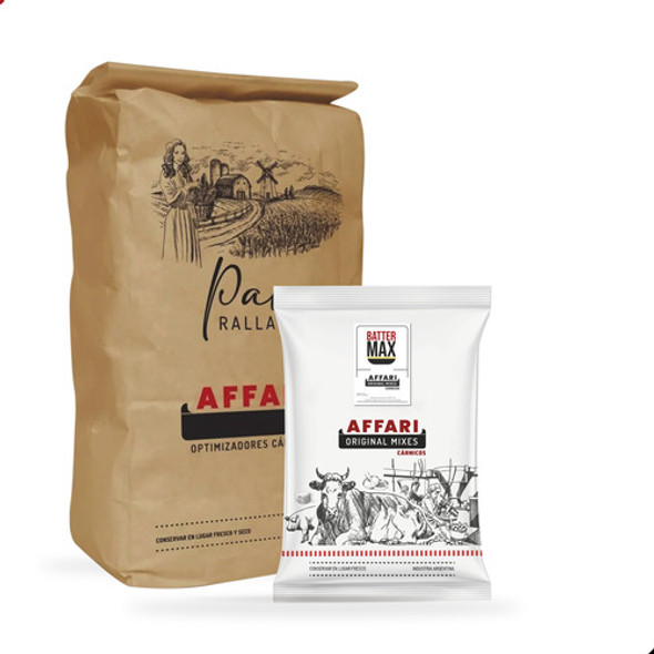 Batter P/milanesas Battermax X 1kg + Pan Rall. X 20kg Affari 0