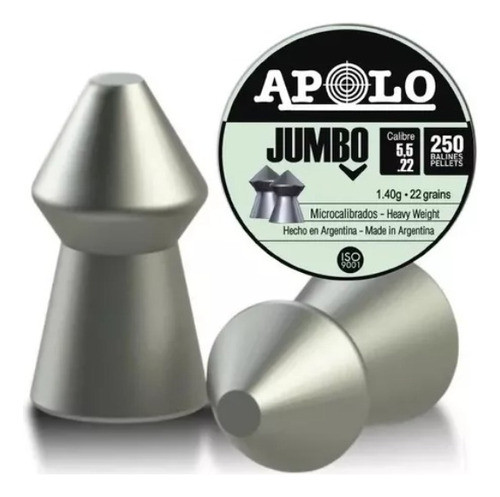 Balines Apolo Jumbo 5,5 X 250 (22gr) 1