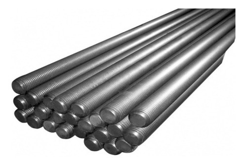 Varilla Roscada 24mm Pulida 1 Metro Fixo Por 5 Unid 0