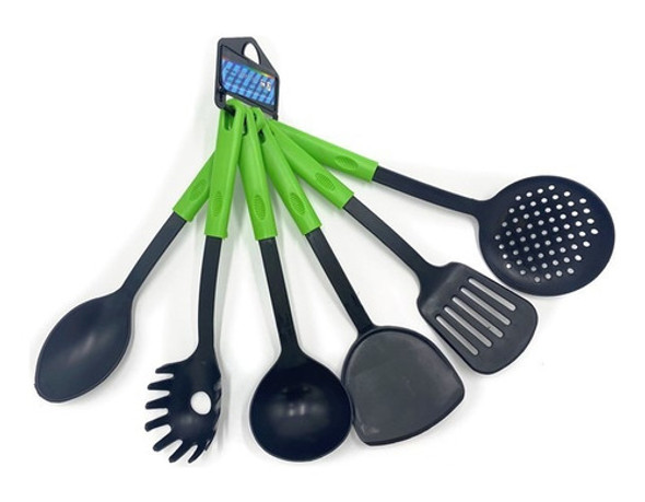 Menage Juego De Utensilio De Cocina 6 Piezas Verde 0