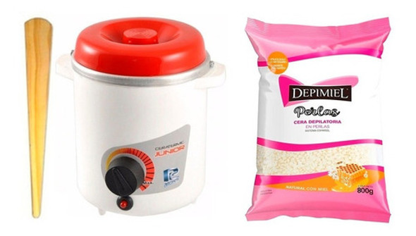 Calentador De Cera Ceratermic Junior + Cera + Espatula 0