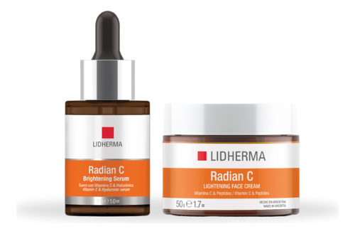 Kit Radian C Serum + Crema Lidherma 0