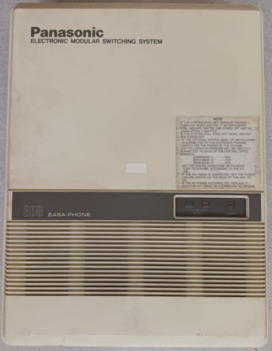 Central Panasonic 308 - Funciona Perfecto - Usada - Oferta 0